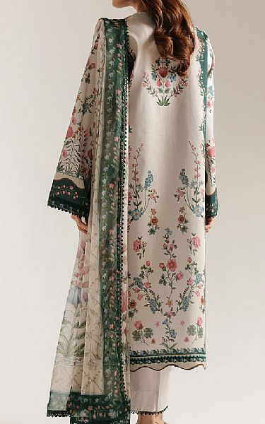 Ethnc Off White Lawn Suit | Pakistani Lawn Dress in USA- Image 2