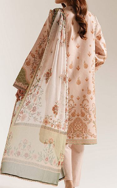 Ethnc Pale Pink Lawn Suit | Pakistani Lawn Dress in USA- Image 2