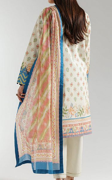 Ethnc Off White Lawn Suit | Pakistani Lawn Dress in USA- Image 2