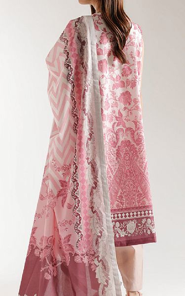 Ethnc Light Pink/Off White Lawn Suit | Pakistani Lawn Dress in USA- Image 2