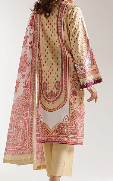 Ethnc Sand Gold Lawn Suit | Pakistani Lawn Dress in USA- Image 2