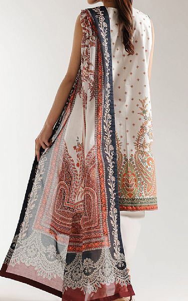Ethnc Off White Lawn Suit | Pakistani Lawn Dress in USA- Image 2