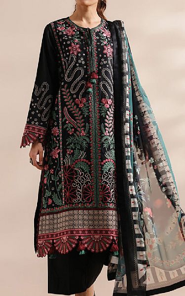 Ethnc Black Lawn Suit | Pakistani Lawn Dress in USA- Image 1