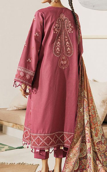 Ethnic Tea Rose Khaddar Suit | Pakistani Dresses in USA- Image 2