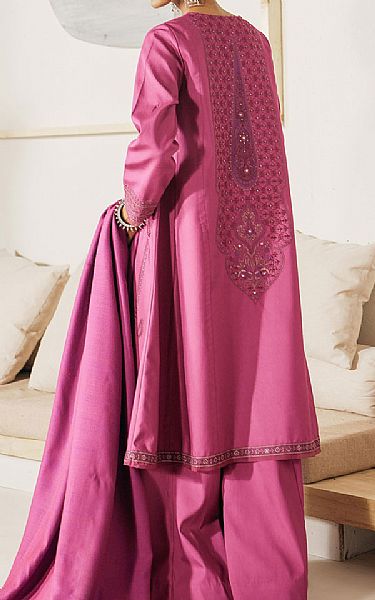 Ethnic Hot Pink Viscose Suit | Pakistani Wedding Dresses- Image 2