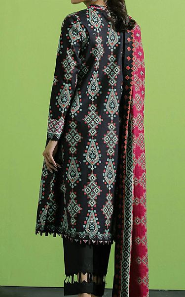 Ethnic Black Khaddar Suit (2 Pcs) | Pakistani Dresses in USA- Image 2