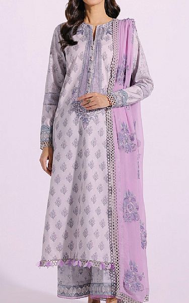 Ethnic Lavender Lawn Suit | Pakistani Lawn Suits- Image 1