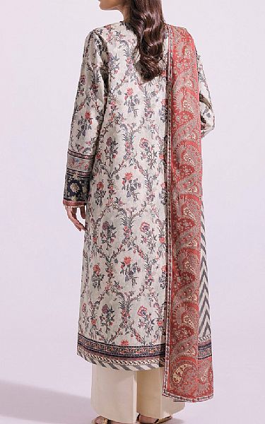 Ethnic Ivory Lawn Suit | Pakistani Lawn Suits- Image 2