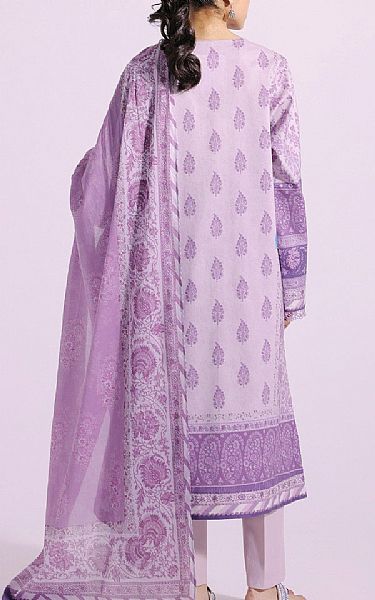 Ethnic Pastel Violet Lawn Suit | Pakistani Lawn Suits- Image 2