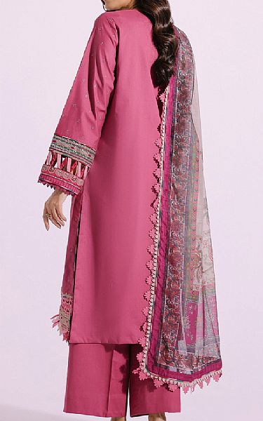 Ethnic Deep Pink Lawn Suit | Pakistani Lawn Suits- Image 2