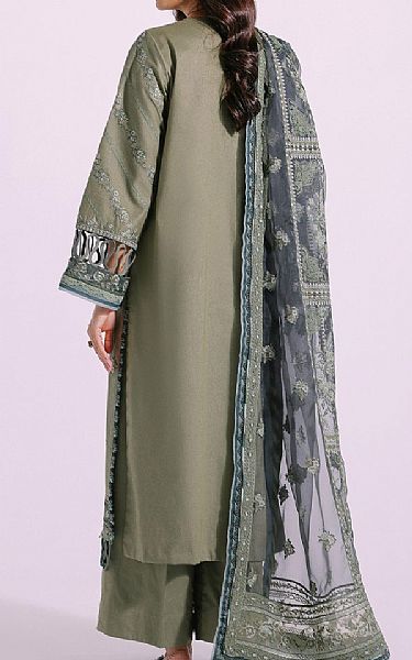 Ethnic Sage Green Lawn Suit | Pakistani Lawn Suits- Image 2