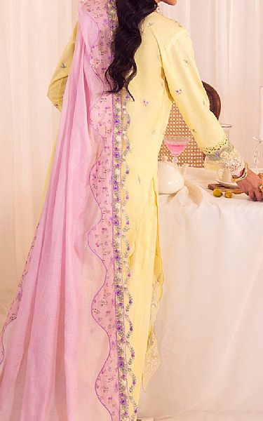 Faiza Faisal Cream Lawn Suit | Pakistani Lawn Dress in USA- Image 2