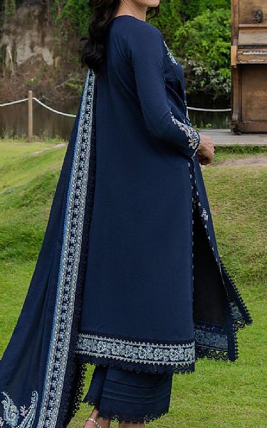Faiza Faisal Blue Zodiac Karandi Suit | Pakistani Winter Dresses in USA- Image 2