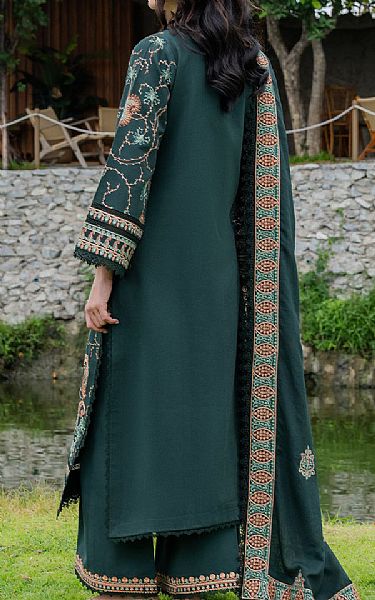 Faiza Faisal Gable Green Karandi Suit | Pakistani Winter Dresses in USA- Image 2