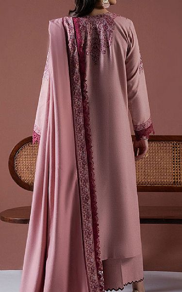 Faiza Faisal Light Mauve Karandi Suit | Pakistani Winter Dresses in USA- Image 2