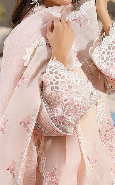 Faiza Faisal Baby Pink Lawn Suit | Pakistani Lawn Dress in USA- Image 2