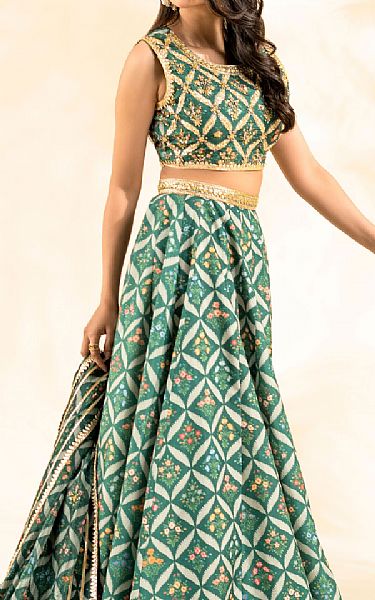 Faiza Faisal Dreamy Green | Pakistani Pret Wear Clothing by Faiza Faisal- Image 2