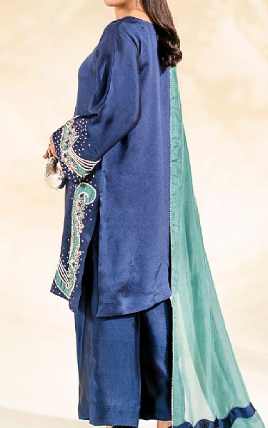 Faiza Faisal Navy Seraph | Pakistani Pret Wear Clothing by Faiza Faisal- Image 2