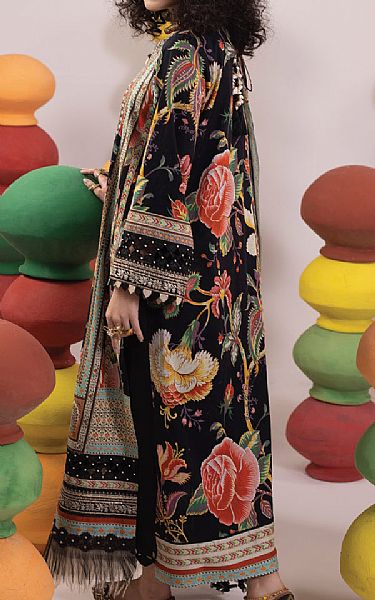 Faiza Faisal Black Lawn Suit | Pakistani Lawn Suits- Image 2