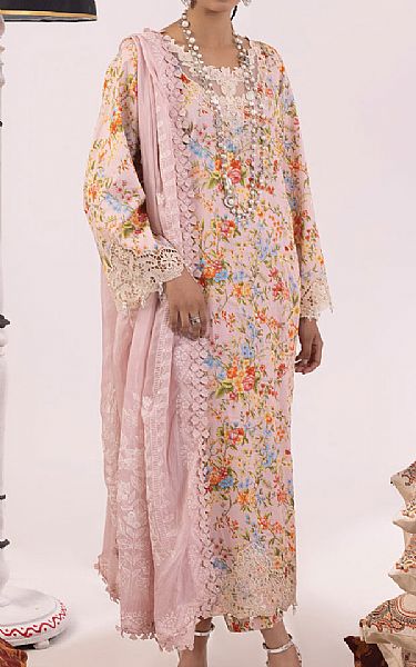Faiza Faisal Multicolor Lawn Suit | Pakistani Lawn Suits- Image 1