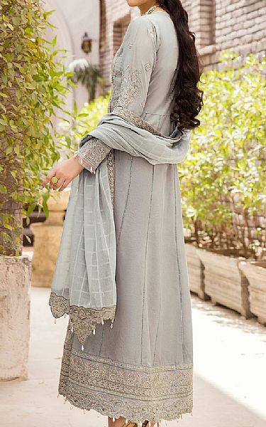 Farasha Grey Lawn Suit | Pakistani Dresses in USA- Image 2