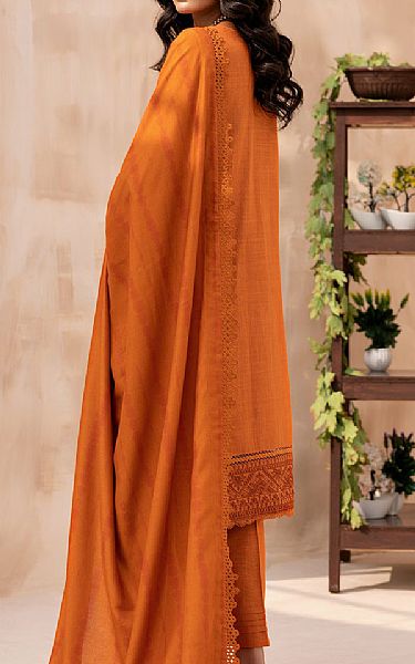Farasha Safety Orange Khaddar Suit | Pakistani Winter Dresses- Image 2