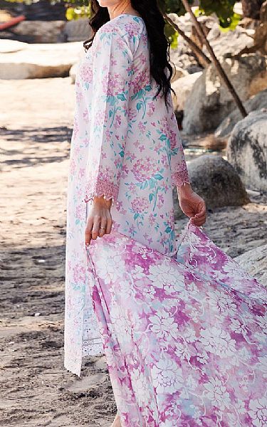 Farasha Light Pink Lawn Suit | Pakistani Lawn Dress in USA- Image 2