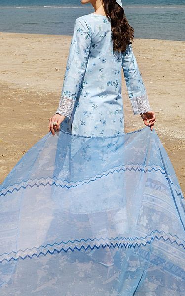 Farasha Light Blue Lawn Suit | Pakistani Lawn Dress in USA- Image 2