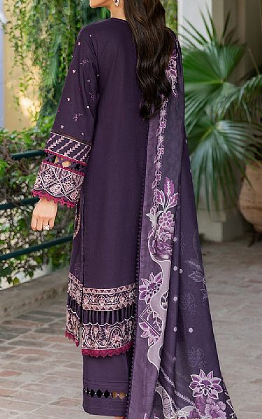 Farasha Indigo Khaddar Suit | Pakistani Winter Dresses- Image 2