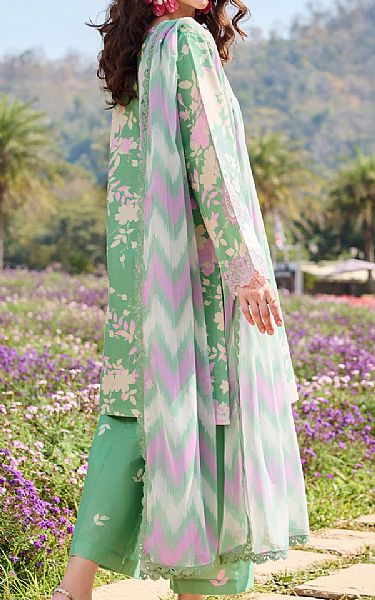 Farasha Green Lawn Suit | Pakistani Lawn Dress in USA- Image 2