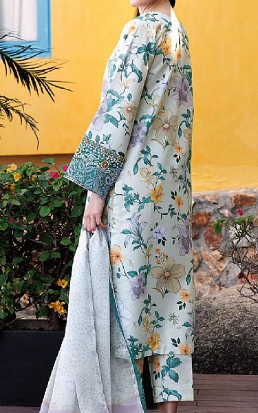 Farasha Off White Lawn Suit | Pakistani Lawn Dress in USA- Image 2