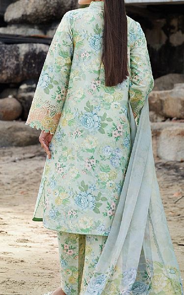 Farasha Mint Green Lawn Suit | Pakistani Lawn Dress in USA- Image 2