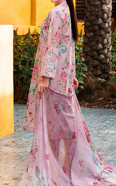 Farasha Light Pink Lawn Suit | Pakistani Lawn Dress in USA- Image 2