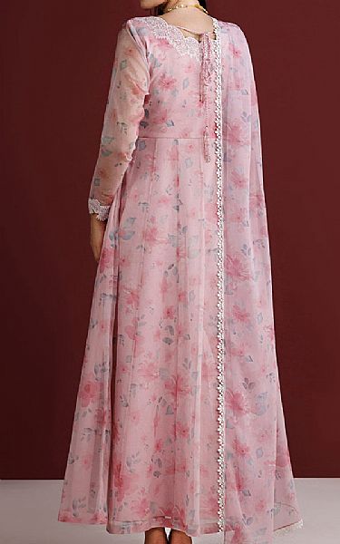 Farasha Cavern Pink Chiffon Suit | Pakistani Embroidered Chiffon Dresses USA- Image 2