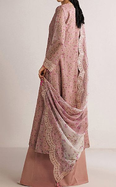 Farasha Oriental Pink Chiffon Suit | Pakistani Embroidered Chiffon Dresses USA- Image 2