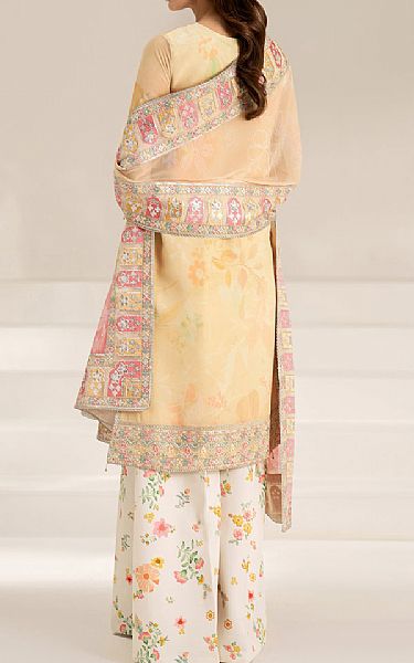 Farasha Ivory Chiffon Suit | Pakistani Embroidered Chiffon Dresses USA- Image 2