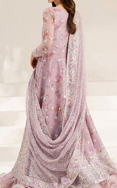 Farasha Lavender Chiffon Suit | Pakistani Embroidered Chiffon Dresses USA- Image 2