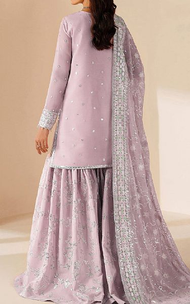 Farasha Pale Pink Chiffon Suit | Pakistani Embroidered Chiffon Dresses USA- Image 2