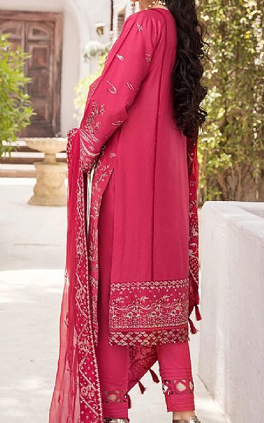 Farasha Magenta Lawn Suit | Pakistani Dresses in USA- Image 2