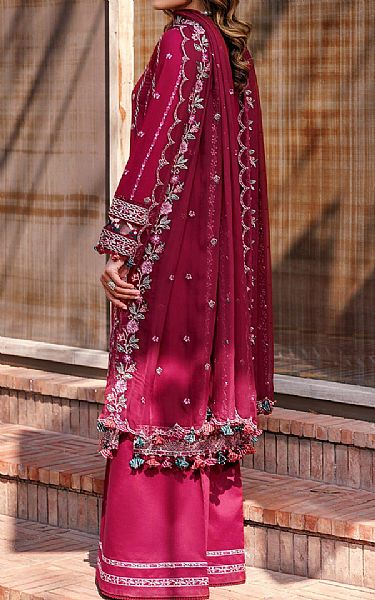 Farasha Crimson Lawn Suit | Pakistani Lawn Suits- Image 2