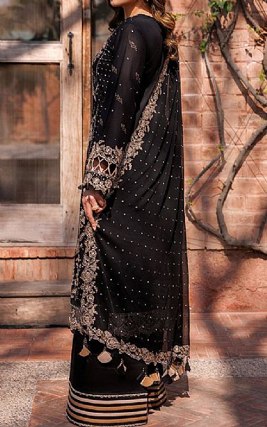 Farasha Black Lawn Suit | Pakistani Lawn Dress in USA- Image 2