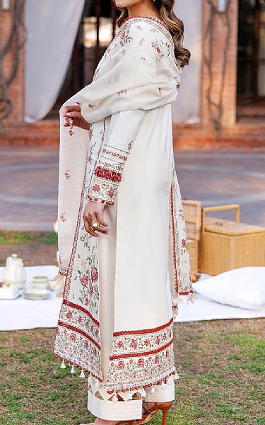 Farasha White Lawn Suit | Pakistani Lawn Suits- Image 2
