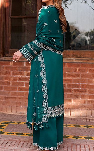 Farasha Teal Lawn Suit | Pakistani Lawn Suits- Image 2