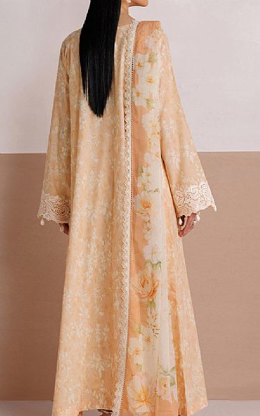 Farasha Peach Lawn Suit | Pakistani Lawn Dress in USA- Image 2