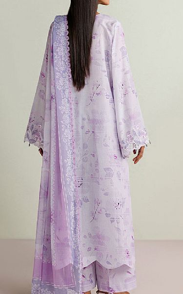 Farasha Lilac Lawn Suit | Pakistani Lawn Dress in USA- Image 2