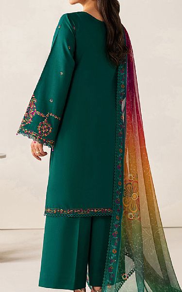 Farasha Green Lawn Suit | Pakistani Lawn Dress in USA- Image 2