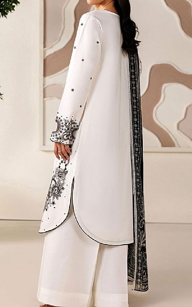 Farasha Off-white Lawn Suit | Pakistani Lawn Dress in USA- Image 2