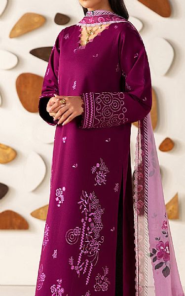 Farasha Indigo Lawn Suit | Pakistani Lawn Dress in USA- Image 2