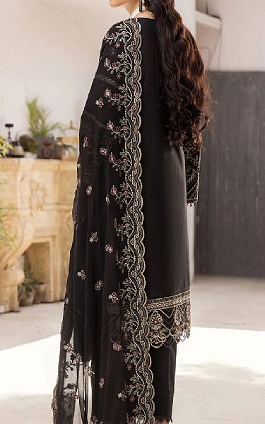 Farasha Black Lawn Suit | Pakistani Dresses in USA- Image 2