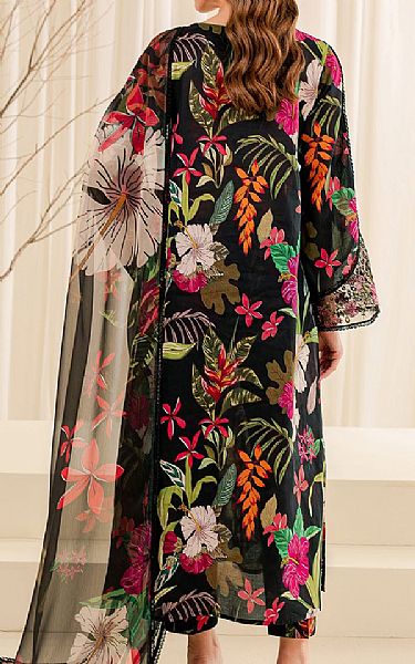 Farasha Black Lawn Suit | Pakistani Lawn Suits- Image 2